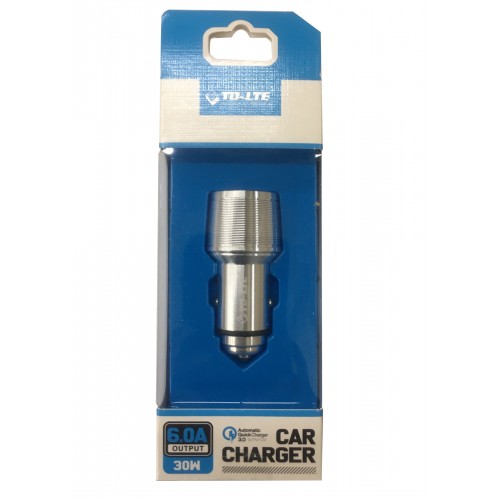 Car Charger 6.0A Silver TD-FC17